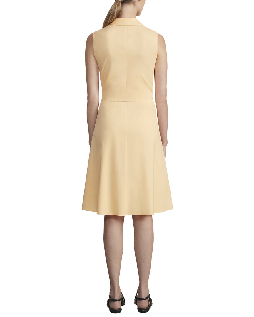 white christmas dresses Lafayette 148 New York Silk-Blend Pleated Cap Sleeve Below Knee Dress main image 0