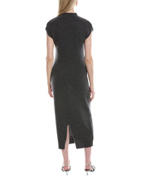 Philosophy Funnel Neck Cashmere Midi Sweaterdress