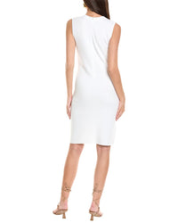 St. John Solid Stretch Knit Sweaterdress