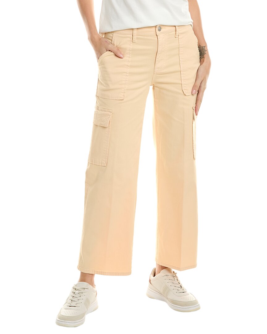 Hudson Jeans Rosalie Bleached Sand High-Rise Wide Leg Jean