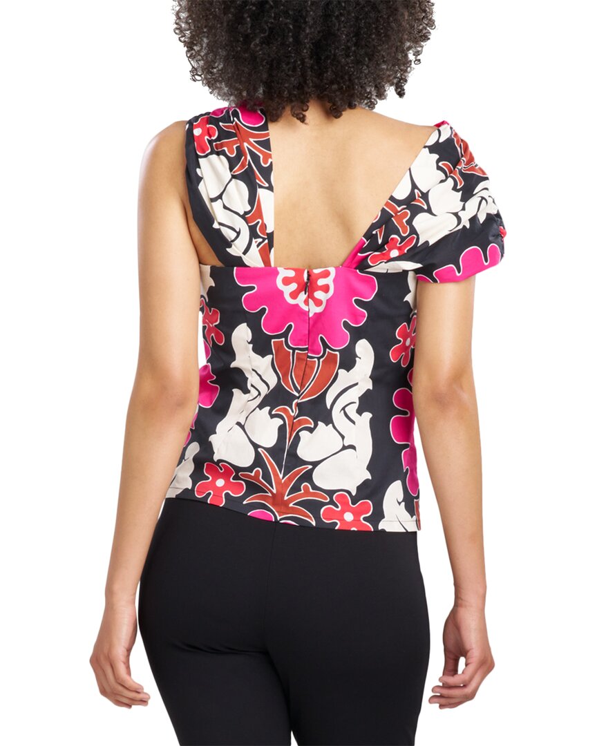 Natori Talitha Poplin Asymmetrical Halter Top
