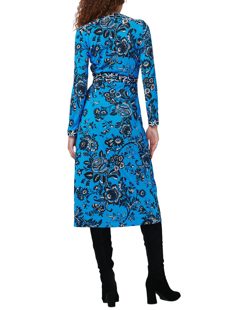 dress blues female army uniform 1970s DIANE VON FURSTENBERG Spotted Jersey Wrap Dress
