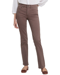 Nydj Marilyn Dark Wood Straight Leg Jean Multi