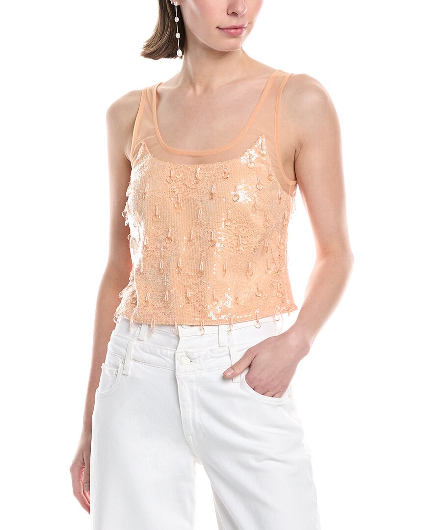 Simkhai Callaway Cropped Tank Orange