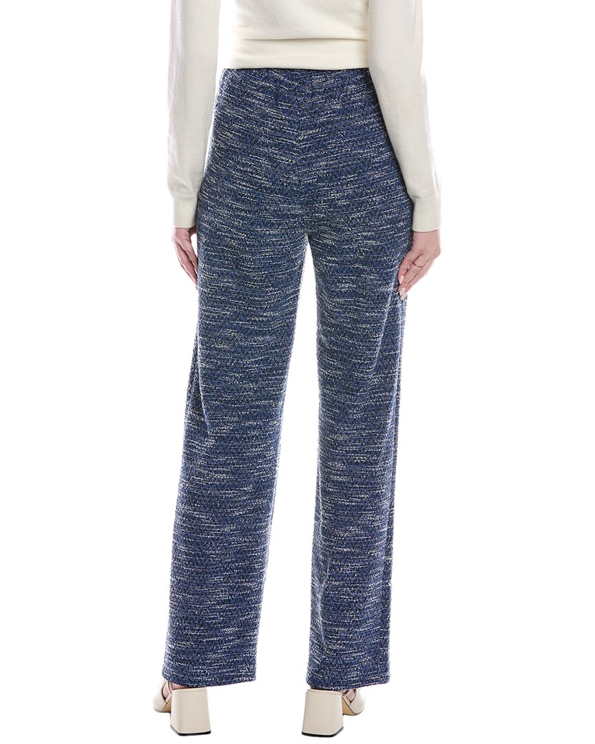 St. John Stretch Tweed Jersey Pull-On Pant