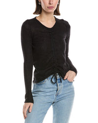 HUDSON Jeans Hudson Jeans Ruched Alpaca & Wool-Blend Sweater