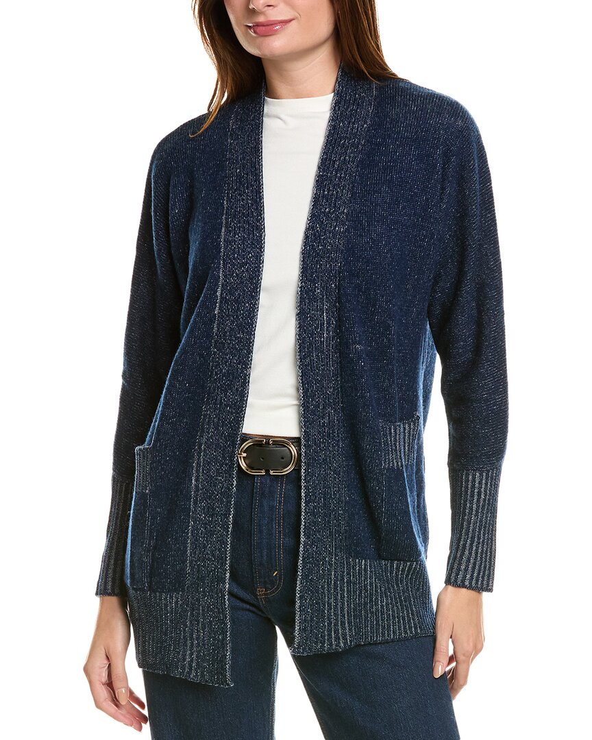 Forte Cashmere Plaited Wool & Cashmere-Blend Cardigan1