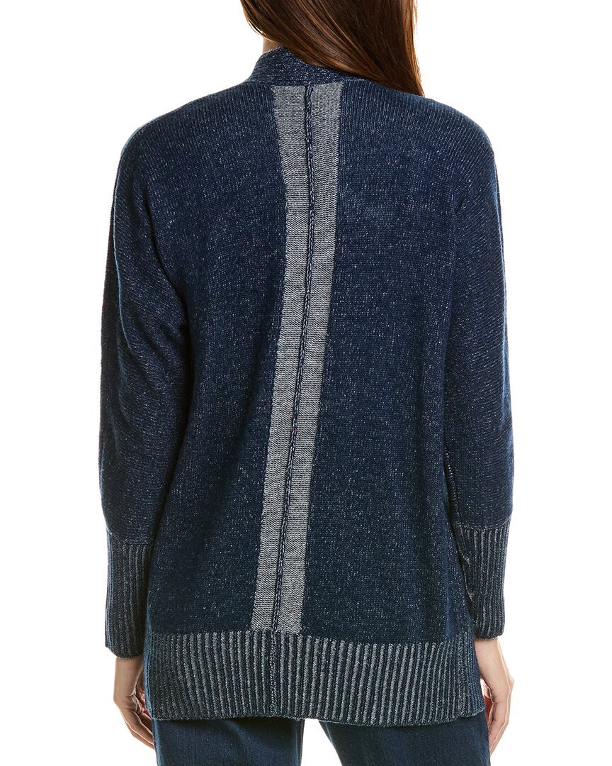 Forte Cashmere Plaited Wool & Cashmere-Blend Cardigan2