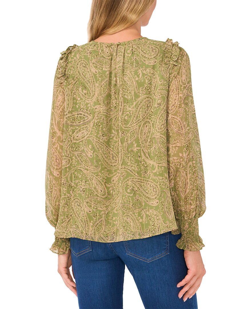 Cece Gathered Neck Blouse