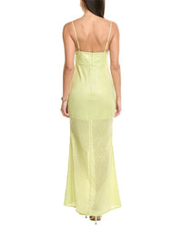 Line & Dot Sequin Maxi Dress