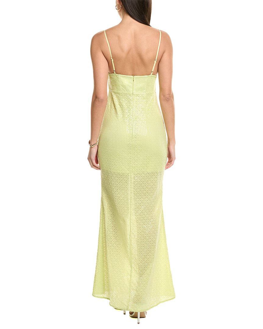Line & Dot Sequin Maxi Dress