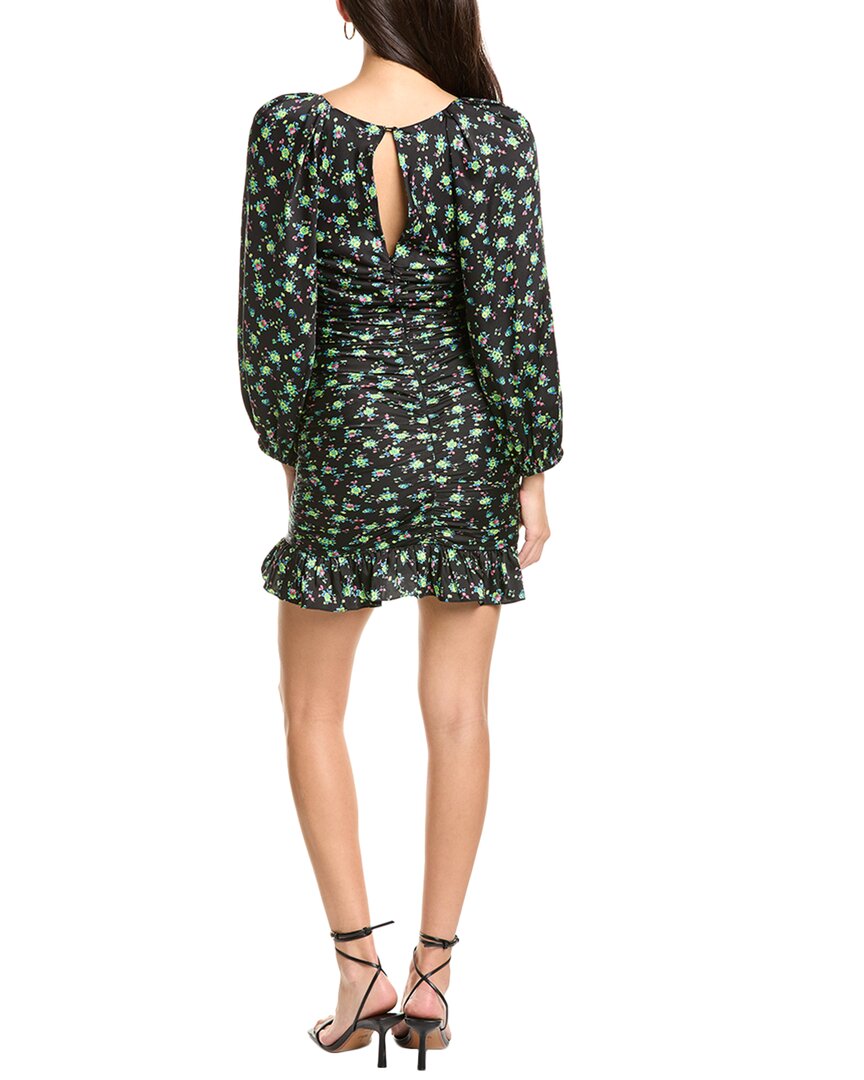 Sandro Ruched Mini Dress, Black / 36