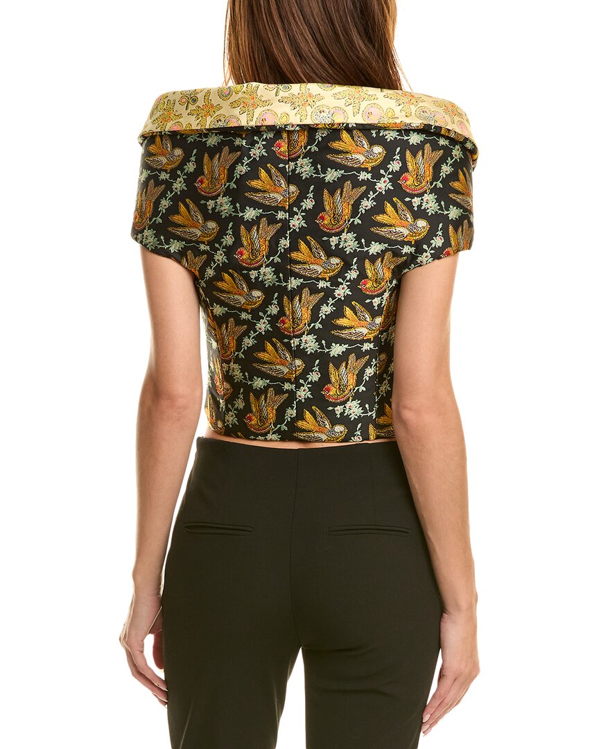 Etro Jacquard Off-The-Shoulder Jacket
