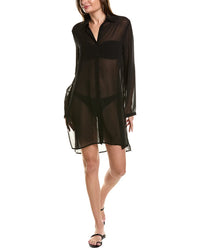 Carmen Marc Valvo Cover-Up Shirt