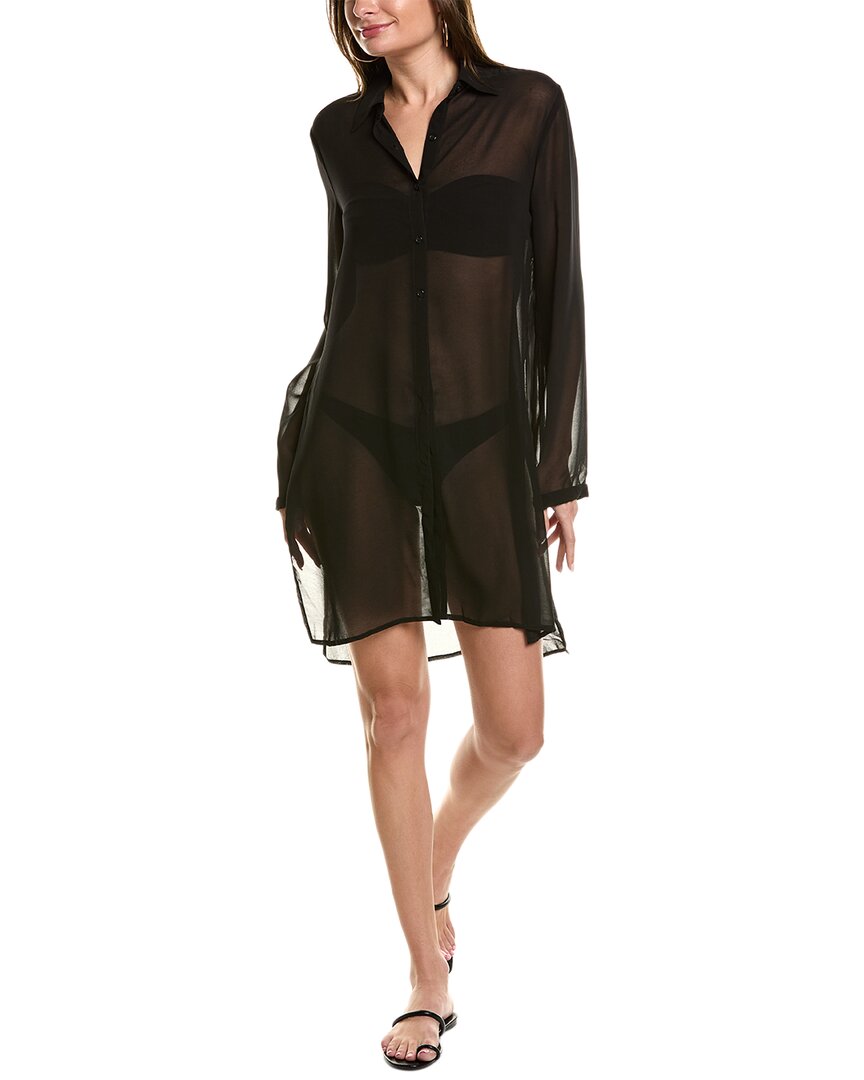 Carmen Marc Valvo Cover-Up Shirt