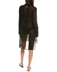 Carmen Marc Valvo Cover-Up Shirt