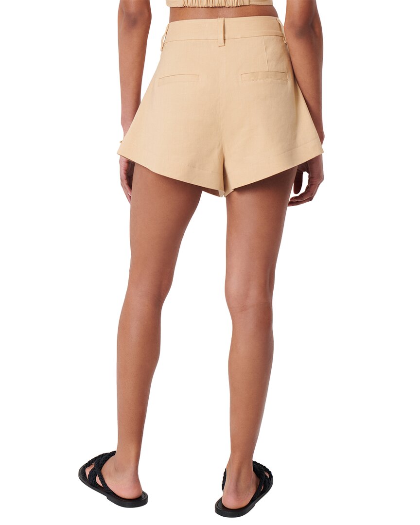 Derek Lam 10 Crosby Vadella A-Line Linen-Blend Short