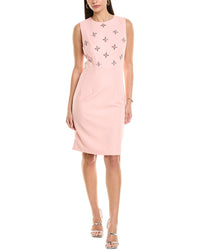 Silvian Heach Weit Midi Dress Pink