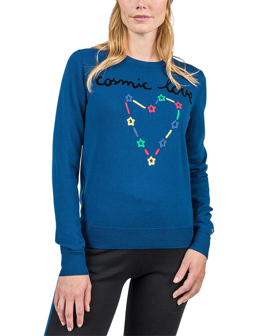 Rossignol Esther Round Neck Wool Sweater Regular 0 (XS) Blue