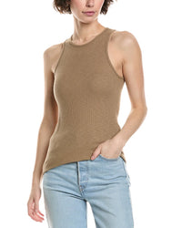 Michael Stars Alana Tank One Size Fits All Brown