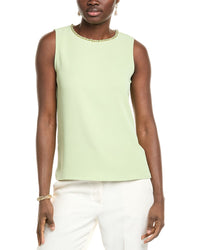 Gracia Chain Neckline Top