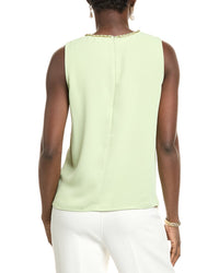 Gracia Chain Neckline Top