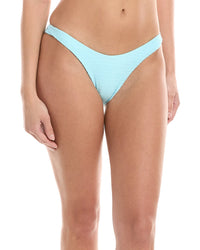 Vyb Chelsea High-Leg Scoop Bikini Bottom Blue