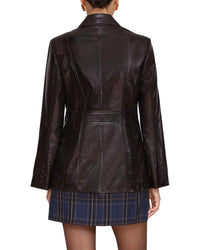 Avec Les Filles Vegan Leather Jacket