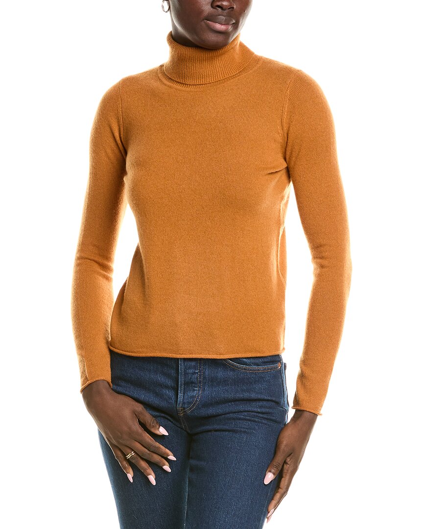 Sofiacashmere Roll Cuff & Hem Turtleneck Sweater1