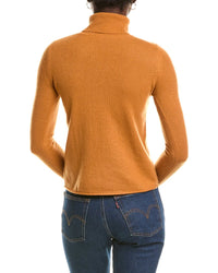 Sofiacashmere Roll Cuff & Hem Turtleneck Sweater2