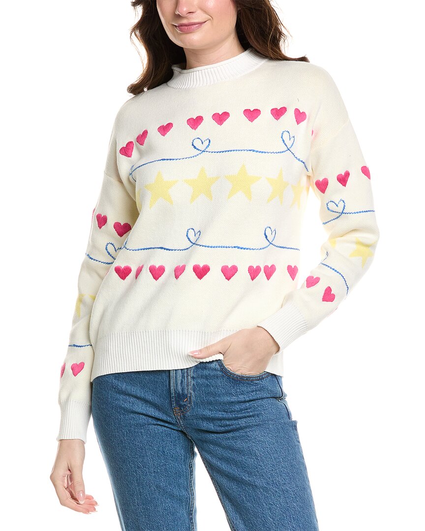Fate Embroidered Sweatshirt White Regular 4 (S)