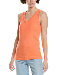 Michael Stars Maya Binding Tank One Size Fits All Pink