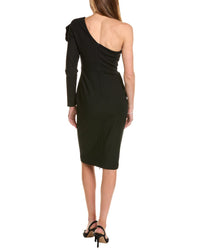 Theo The Label Gaia Ruffled One-Shoulder Sheath Dress