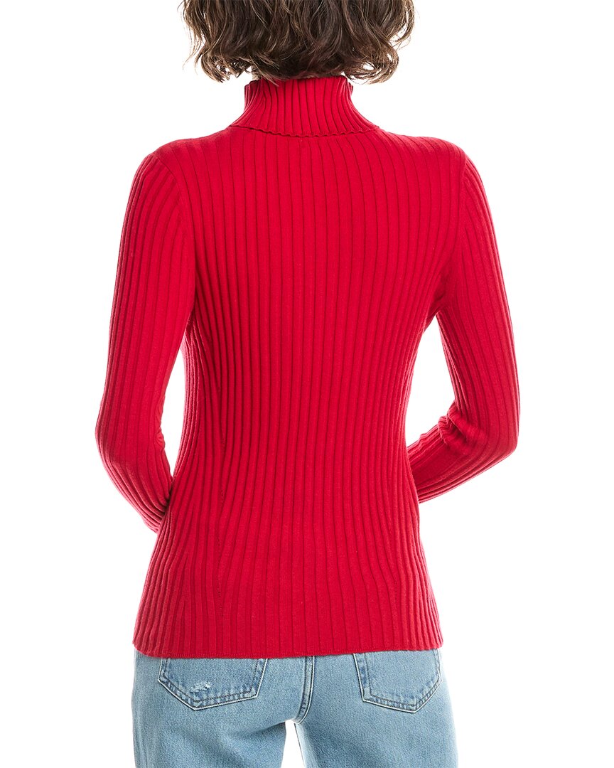In2 By Incashmere Ribbed Turtleneck Cashmere-Blend Sweater