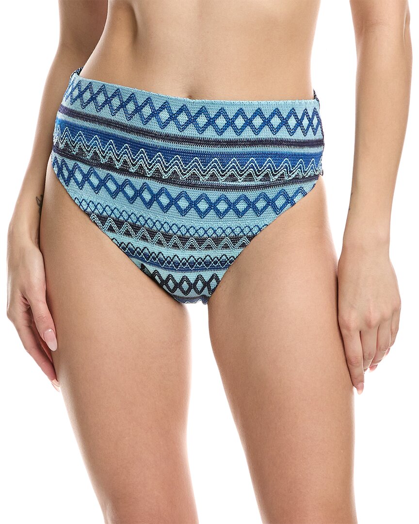 Beach Riot Highway Bikini Bottom Blue