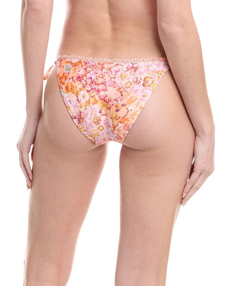 Monte And Lou Crochet Trim Tie Side Bikini Bottom