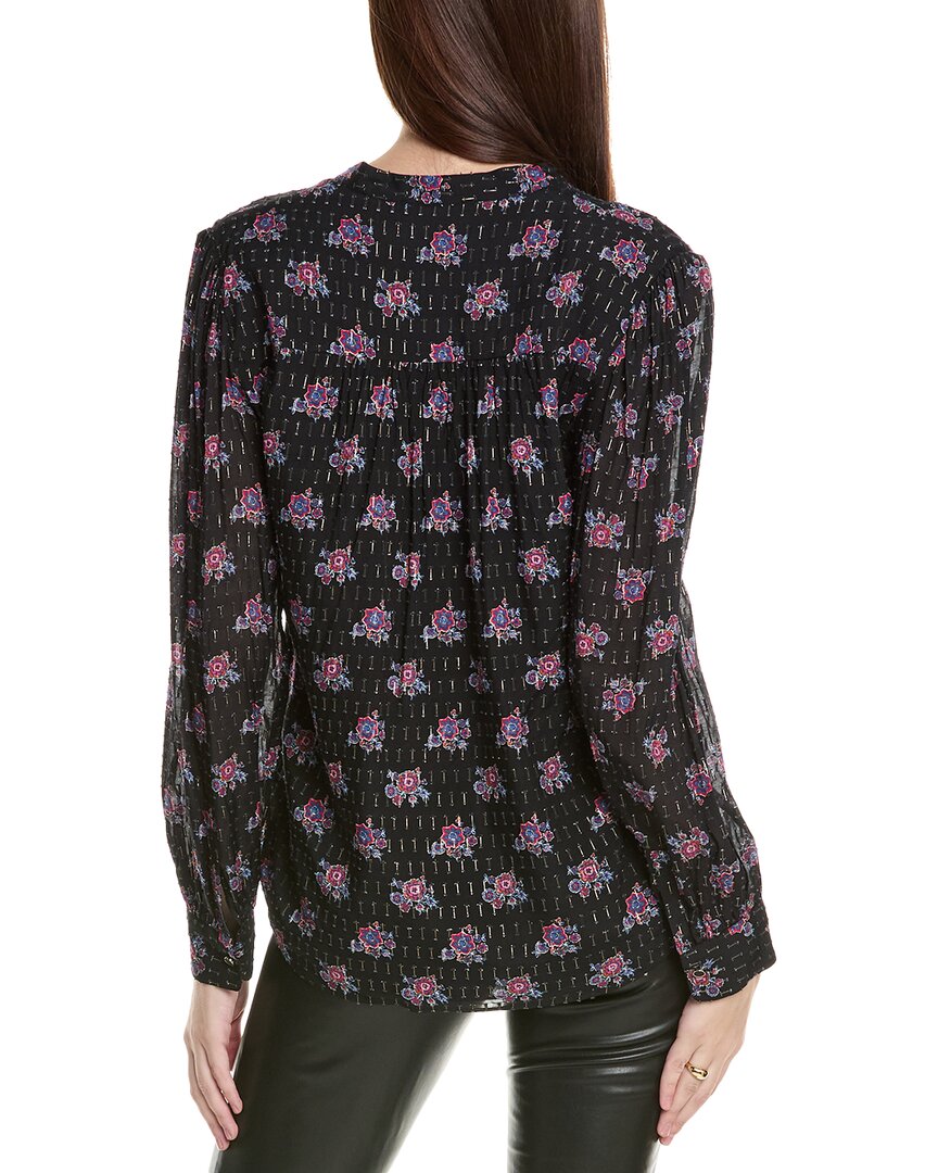 Elie Tahari The Akari Silk-Blend Blouse