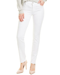 J Brand J Brand Maude Blanc Mid Rise Cigarette Leg