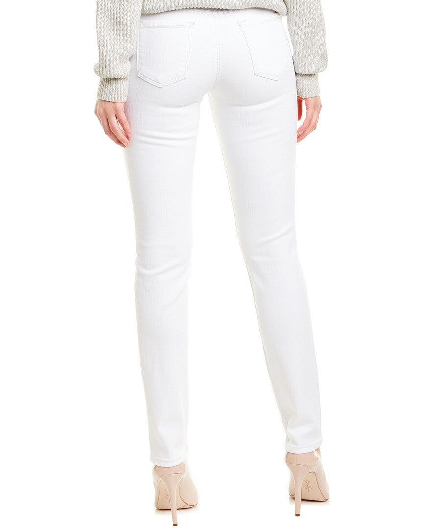 J Brand J Brand Maude Blanc Mid Rise Cigarette Leg