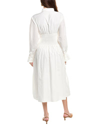 Faithfull The Brand Cervo Silk-Blend Midi Dress