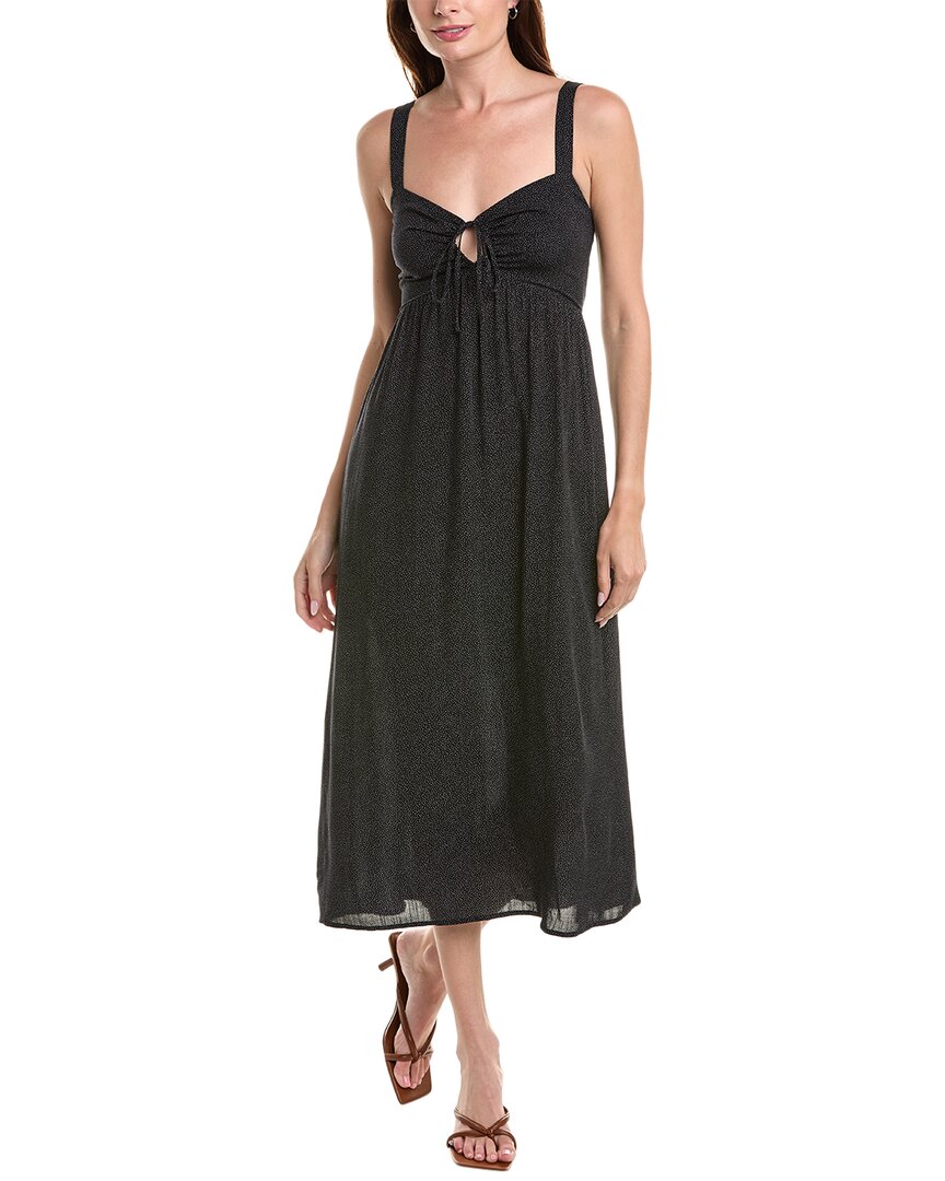 Saltwater Luxe Linen-Blend Midi Dress