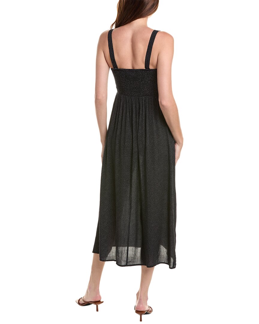 Saltwater Luxe Linen-Blend Midi Dress