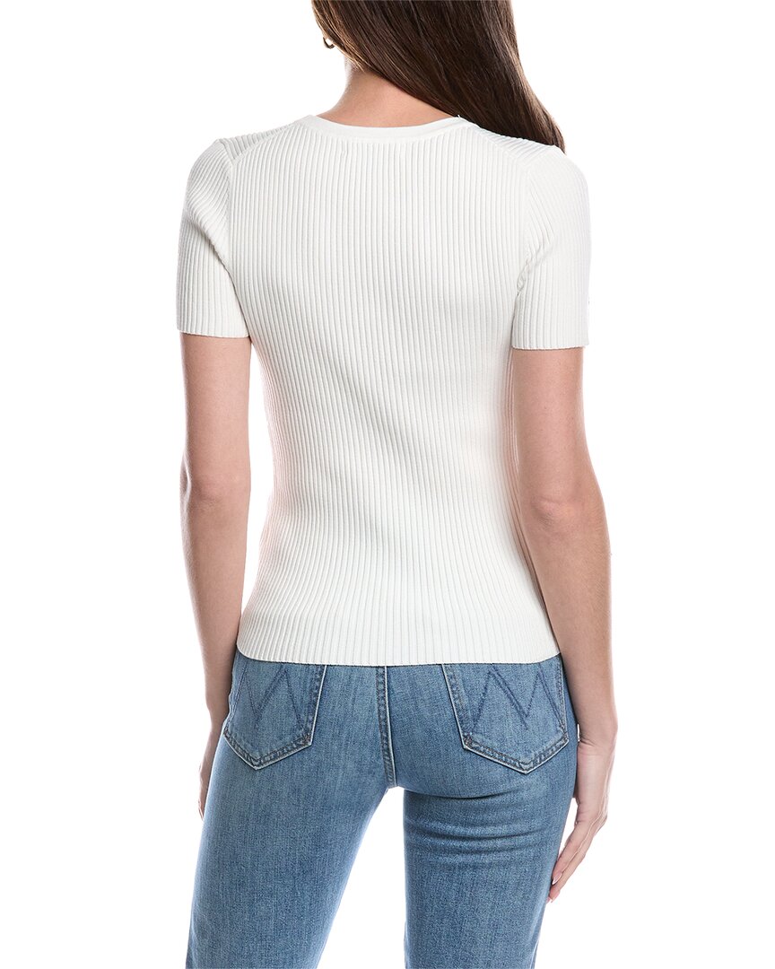 Michael Stars Michael Stars Womens  Leslie Top, M, Ivory
