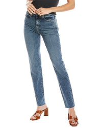Le Jean Lara Willow Wash High-Rise Slim Jean Blue 24" Waist