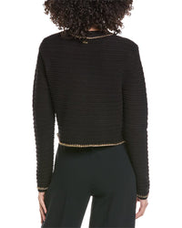 Toccin Cecilia Textured Cotton Knit Jacket