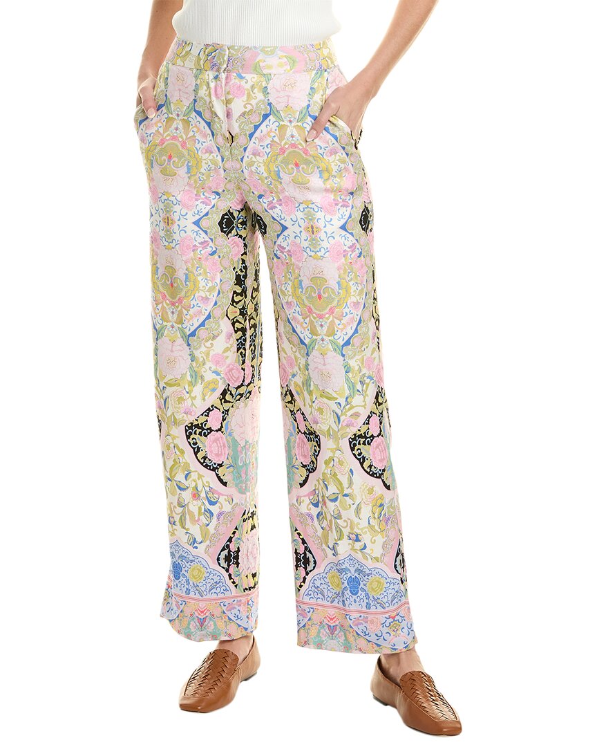 Elie Tahari The Skylar Linen-Blend Pant