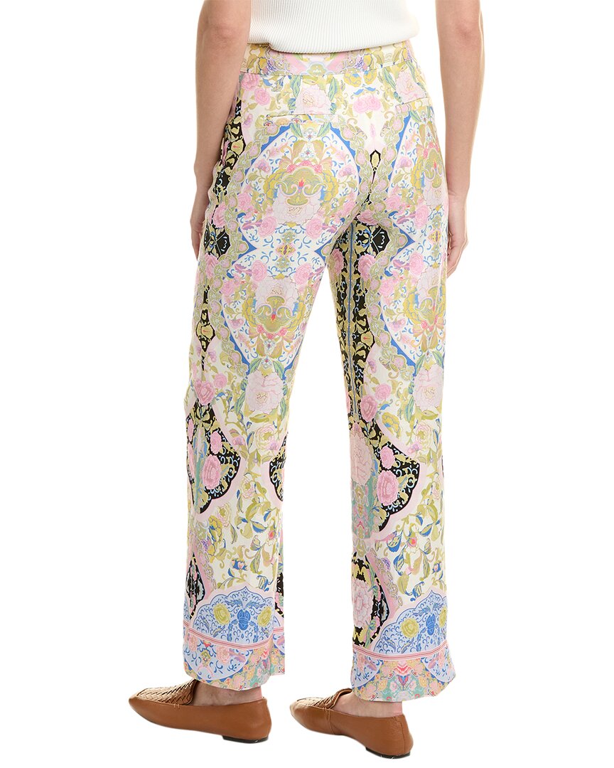 Elie Tahari The Skylar Linen-Blend Pant