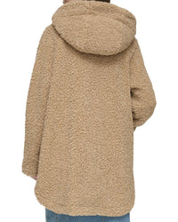 Andrew Marc Andrew Marc Faux Sherpa Medium Wool Coat