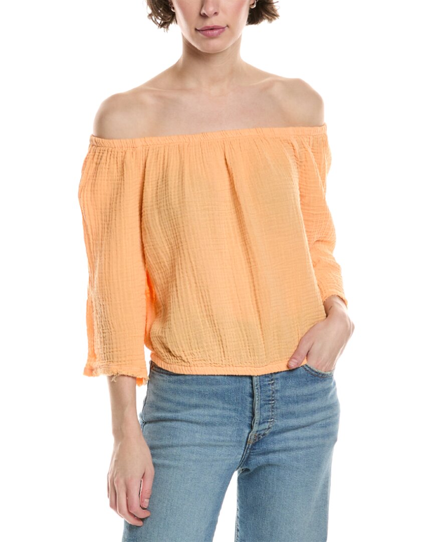 Michael Stars Isabel Convertible Top Orange