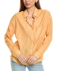 Sage The Label Clementine Crush Cutout Shirt Orange